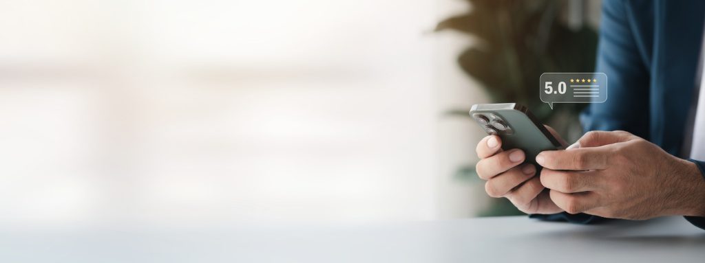 Product or service review ideas from customers.